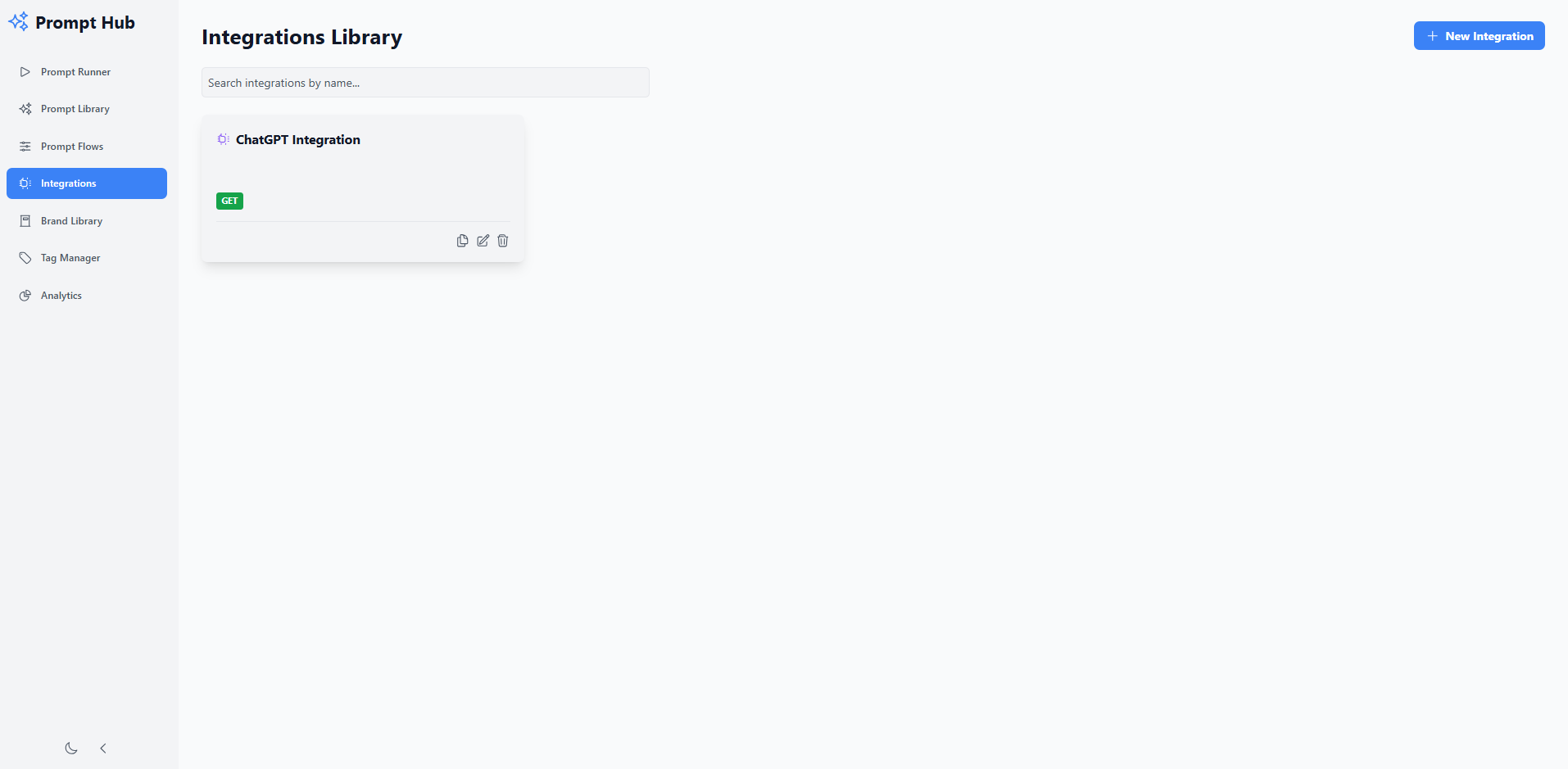 Integrations Library