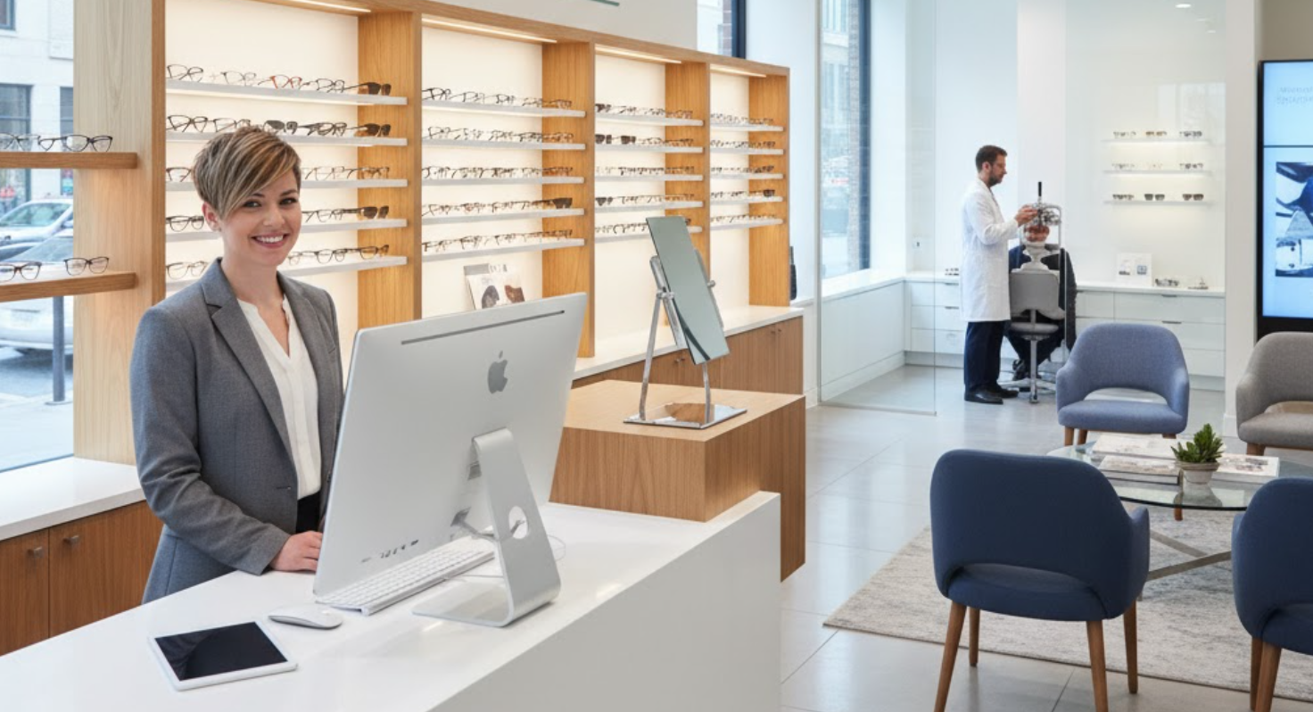 Stylish Eyeglasses Display