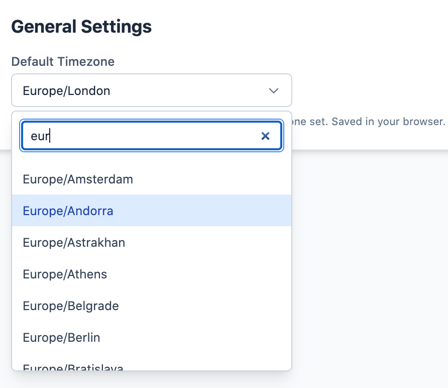 Multi-Time Zone Scheduling