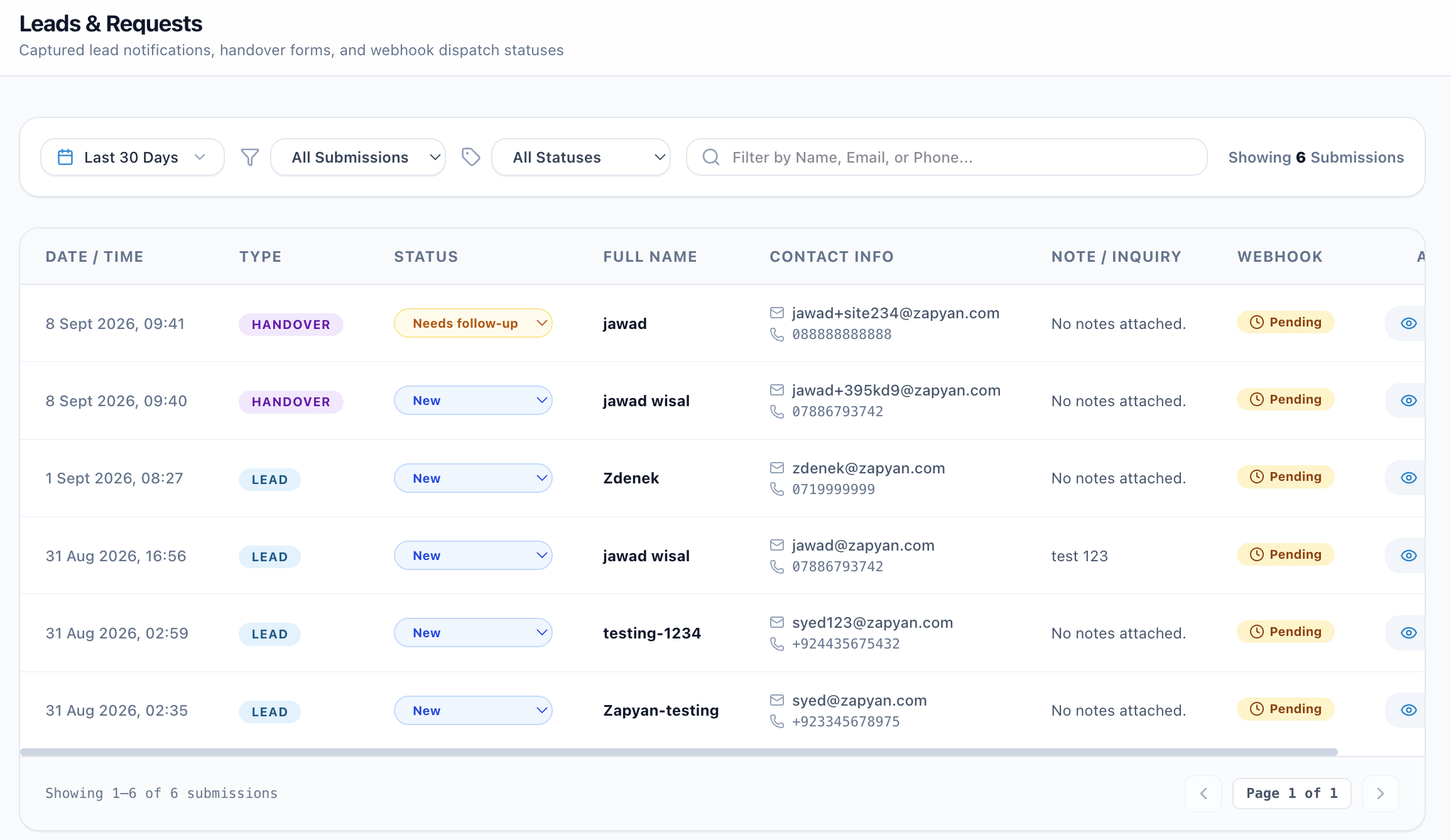 CRM Operations Workflow